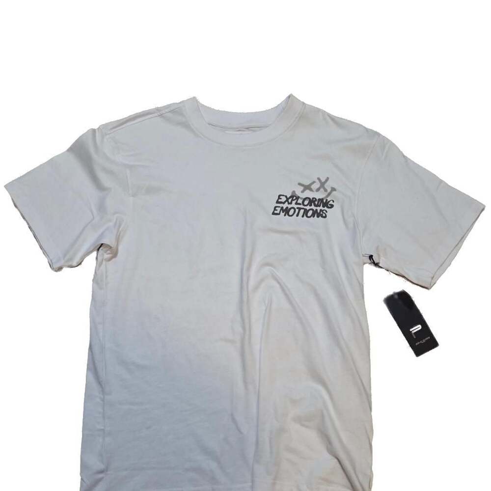 Public Supply Co Exploring Emotions Midnight Museum White Graphic T-Shirt